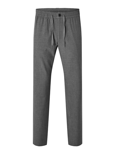 Selected Homme Pantalon 196 Coupe Droite Anti-Plis Confortable Anti-Serrage