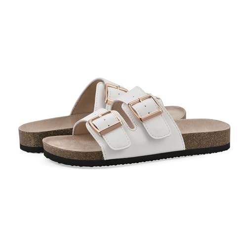 Image of WHITE MOUNTAIN Kids Girls' Helga Slide Footbed Sandal