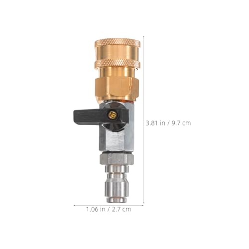 Válvula de bola de 3/8 inoxidable con interruptor duradero para lavado 3