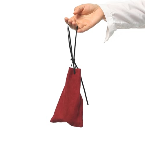 Pochette médiévale viking rouge vin pour ranger vos accessoires de cosplay