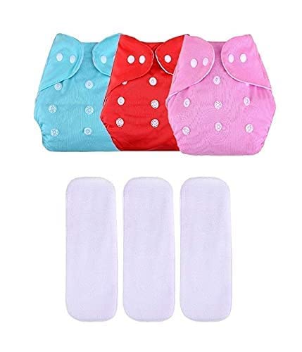 Miracle Moms Cloth Diaper for Baby 0-3 Years Washable Reusable Premium Cotton Free Size Adjustable Pack 3 Diaper | DPPB7-image-35
