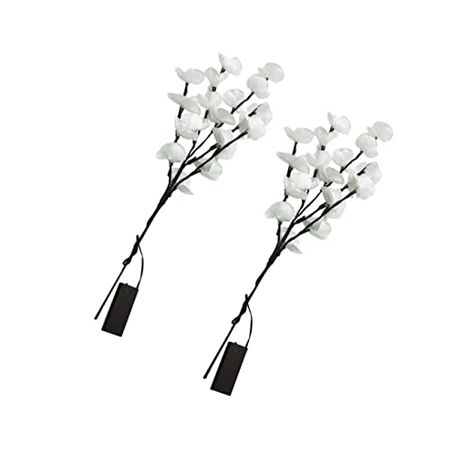 NUOBESTY Artificial Leaf Vines Room Decor Led Phalaenopsis Branch Light Creative Led Lamp for Home Decor