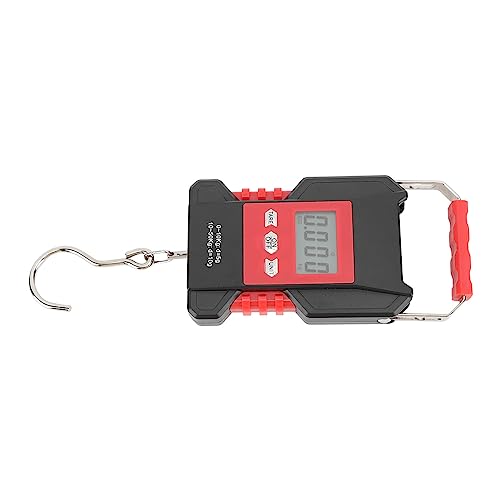 Balança de Peixe, Peso Digital, Retroiluminado, Display LCD, Carregamento USB, Fita Métrica, Bagagem