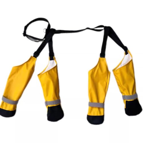 Pet Anti - Dirty Pants & Booties Set - Waterproof Windproof Foot Protectors for Dogs (M/L)