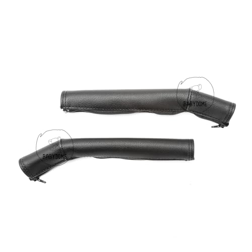 Miniatura 5 de Babydome Pack Fundas Manillar Compatible Con Bugaboo Cameleon 3 Y 3 Plus. Fabricación Artesanal En España En Polipiel Premium. Resistencia Al Sol, Manchas, Desgaste Y Decoloración. Color Negro.