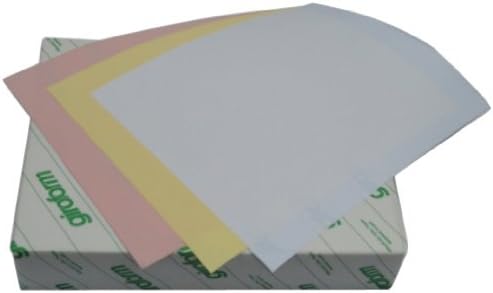 Carbonless Paper 3-Part Reverse 1 Ream / 501 Sheets (167 sets) Pink / Canary / Bright White 8 1/2 x 11