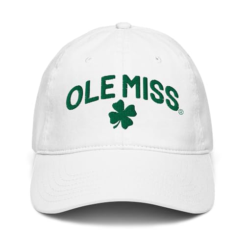 Gorra ajustable Mississippi Ole Miss Rebels blanca miniatura 2
