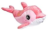 Colección de piel marina impexit - Peluche de delfín con estrellas (rosa, 60 cm)