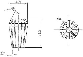 Amana Tool - 4Pc ER20 Spring Collet Set (CO-ER20), Industrial Grade