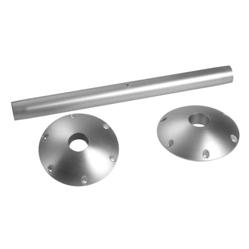 Pied de table aluminium Osculati avec base externe pour bateau