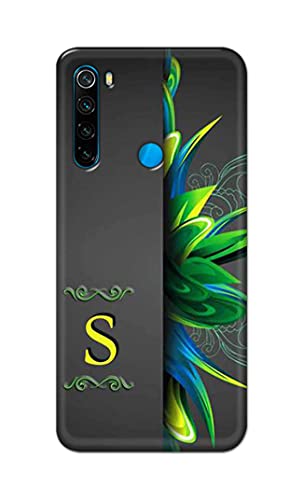 Image of Name II Initial II Letter Alphabet S Hard Back Case Cover for Redmi Note 8 (6.3 inch) Back Cover -(J5) VNS2222