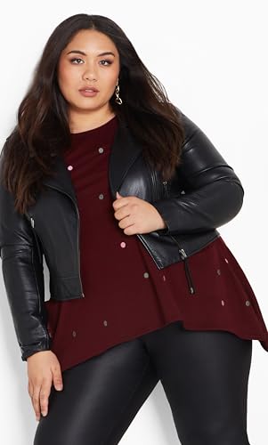 EVANS Women's Plus Size Jumper-Johana4