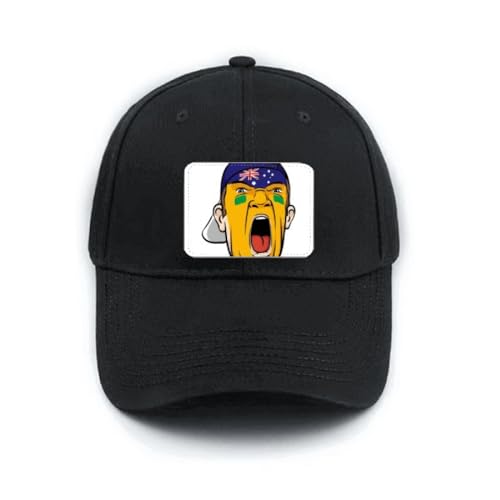 Casquette de baseball noire Australie pour se protéger du soleil en été