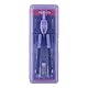 Aristo AR552744-23 BTS Schnellverstellzirkel (Kreise bis 340 mm Durchmesser, 2 Gelenke, Ersatzminen und Ersatznadel) neonlavender