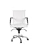 Manhattan Comfort Delancey Collection Contemporary Adjustable Seating with Ribbed Pattern Swivel Office Chair, White