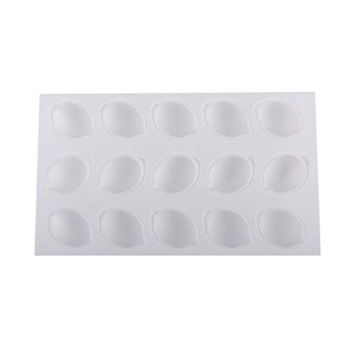 BUBEFSKD Molde De Silicona Para Decoración Pasteles Fruta Limón Postre Mousse Molde Pastelería Bricolaje Funda Teléfono Moldes Para Fundición Resina