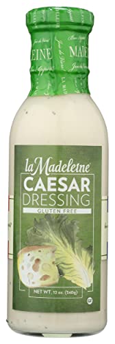 La Madeleine Caesar Salad Dressing, Gluten Free, 12 Ounces (Pack Of 6)