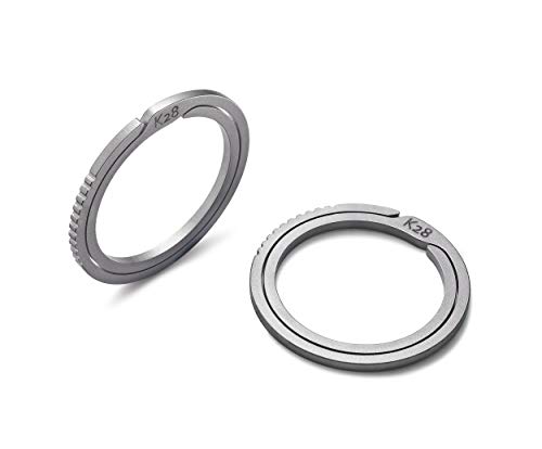 BANG TI Titanium Quick Release Keyrings Side Pushing Operation (5-Pack, K28) by BANG TI - Used condition - Image 2