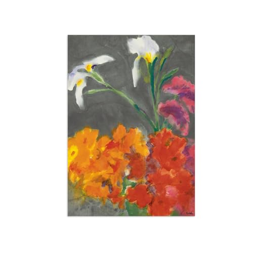 Tableaux décoratifs muraux fleurs d'été impression sur toile