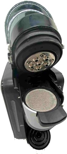 Briggs Soft Pod Brewer | Eliminate Plastic Cup Waste and Taste | Uses 61mm Soft Pods | Stainless Steel Brew Head | Hot Brew Temperatures | Progammable Volumes | Large Ground Coffee Brew Basket