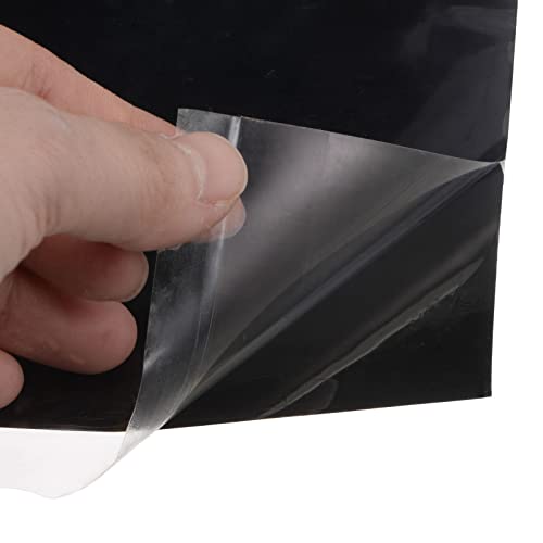Image of HARFINGTON 2pcs Waterproof Patch Seal Tape 12 inch x5' Leak Repair Tape for Plastic Bucket /Basin Hoses Duct Pipes, Black