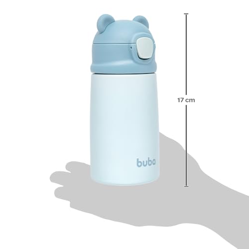 Buba, Copo Térmico Parede Dupla Ursinho Azul