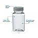 Hudson Exchange 120mL (4OZ) Packer Bottle with Cap, PET, Clear, 6 Pack