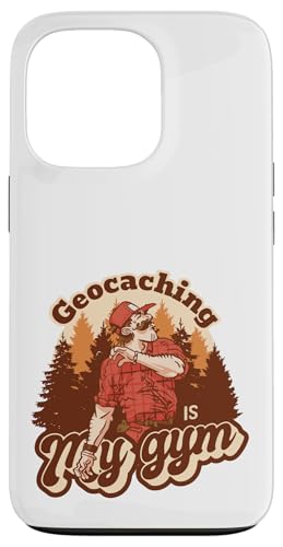 Geocaching è il mio fitness all'aperto uomini natur Custodia per iPhone 13 Pro