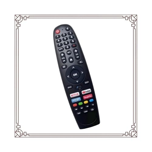 Télécommande de remplacement pour téléviseur intelligent avec boutons en silicone souple