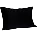 Spasilk 100% Pure Silk Pillowcase for Facial Beauty and Hair Health, Standard/Queen, Black