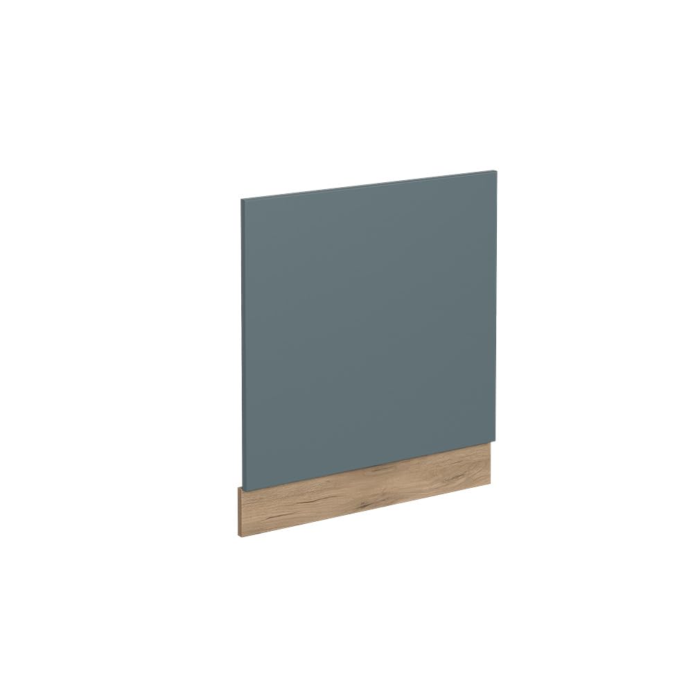 Vicco Frontblende R-Line, Blau-Grau, 60 cm ohne Arbeitsplatte, zur freien Kombination innerhalb modularer Küchensysteme