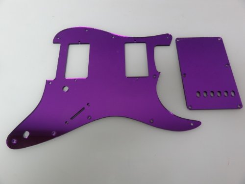 HXH HH Purple Mirror Pickguard Set Hum Hum Fits Fender Stratocaster Strat