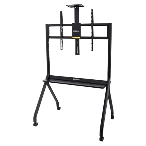 HWSXEEC Electronic Smart Whiteboard Stand - Fits 55 to 85 Inch Whiteboards, with 4 360-Degree Omnidirectional Casters and Fixing Device to Prevent Movement