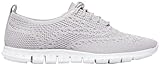 Cole Haan Women's Zerogrand Stitchlite Oxford, Dapple Gray/Silver Pretwisted Knit/Optic White, 8.5 M US