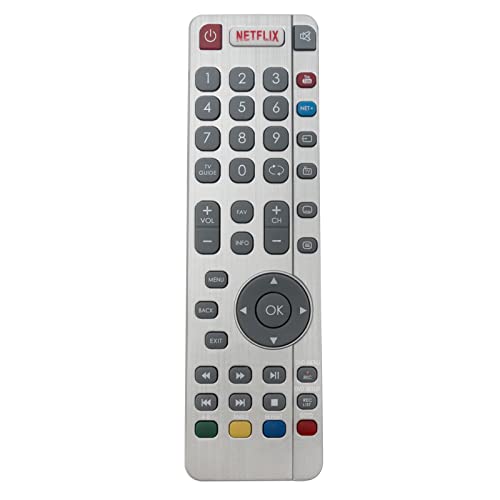 SHWRMC0117 Replacement Remote fit for Sharpp LED SMART TV LC-40CFG6022K LC-43CFG6022K LC-49CFG6022K LC-55CFG6022K LC-43UI8652E LC-49UI8652E LC-55UI8652E LC-43UI8872ES LC-49UI8872ES LC-55UI8872ES