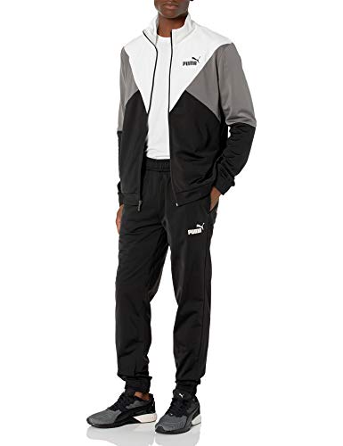 PUMA Men's Retro Track Suit, Black, XL