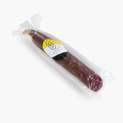 Balsanera Ibérico - Salchichón de Bellota Ibérico (Media Pieza) | Peso aproximado de 500gr | Curación de 4-5 meses | Envasado al vacío