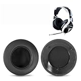 Thresher - Cuscinetti auricolari di ricambio compatibili con cuffie da gioco Razer Thresher Ultimate, Thresher 7.1, Thresher Tournament Edition, in pelle nera