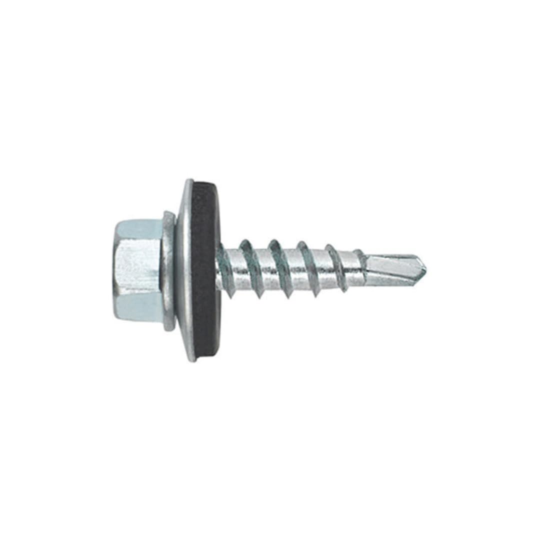 Index afzn144819 – Eingeschränkter Schraube Bohrspitze Abdeckung metal-madera + EPDM p-14 4,8 x 19,250 Stück