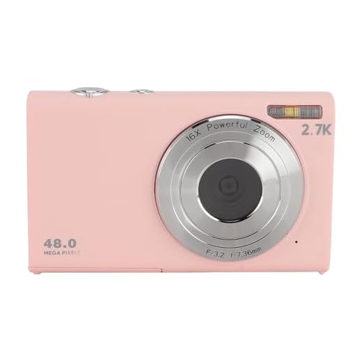 Compact 2.7K Digital Camera for Vlogging