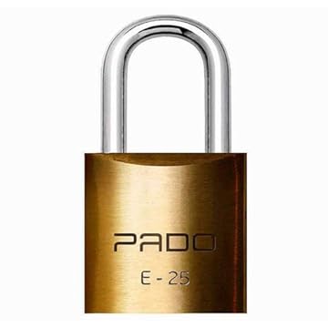 CADEADO SM LT-25MM, Pado, 51000027, Dourado