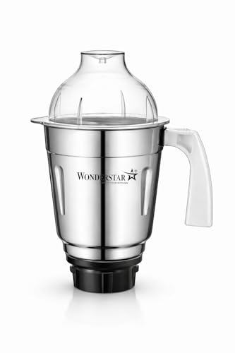Image of WONDER STAR preeti mixer grinder big jar 1750ml||Compatible for preeti mixer grinders ||Dome type polycarbonate lid||natural rubber ring||750 watts