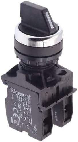 A22-RWK3R/K20 11 02 Three-Position self-Locking Selection Button Switch Complete Set(A22-RWK3R/K02 2NC)