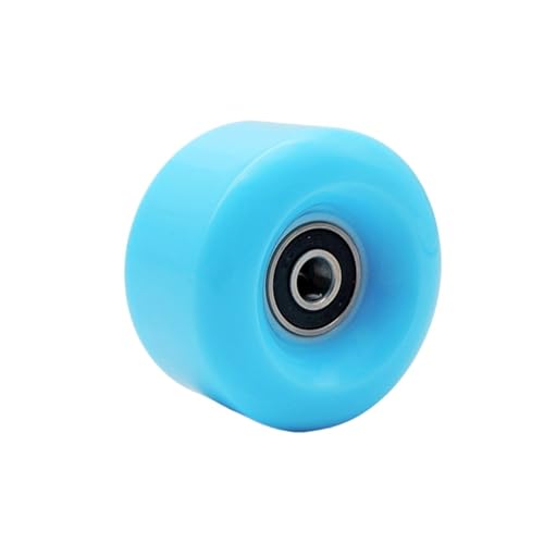 ZFIHAV Roues de Patins Quad, 8 pièces, avec roulements, Accessoires d'extérieur et d'intérieur pour roulettes(Blue)