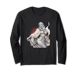 Marvel X-Men Emma Frost Diamond Skin Vintage Portrait Long Sleeve T-Shirt