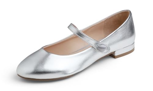 Feversole Women's Mary Jane Fashion，Femmes élégantes Chaussures décontractées Ballerines Fond Mou Confortable Marche Quotidienne Mary Jane Chaussures de...