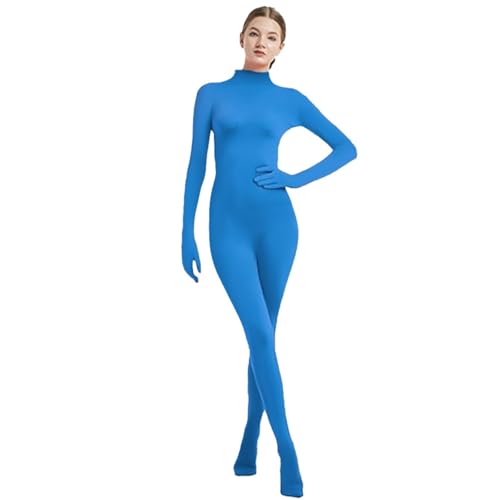 Enterizo de cuerpo completo KIRYU en elastano suave y cara abierta para Halloween
