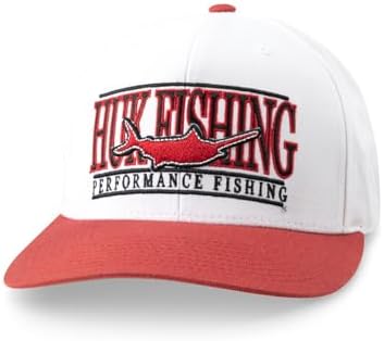 HUK Men's Flat Bill Hat, 6-Panel Adjustable Snapback Fishing Cap image 3