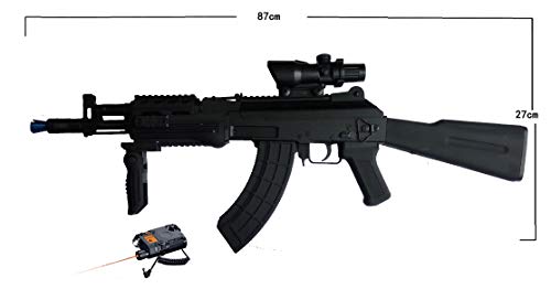 Image of AK 47 Electric Burst Gun Toy for Kids - AK47 Venom Boa with 3 Modes, High Precision Shot Water Bullet Automatic Gun Toy