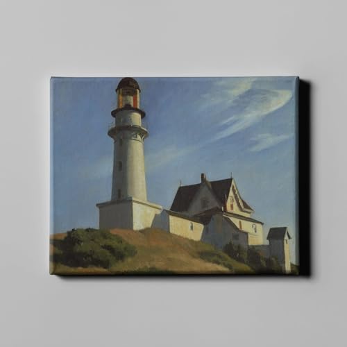 Phare à deux lumières Edward Hopper Toile XL pour Grand Mur Vide